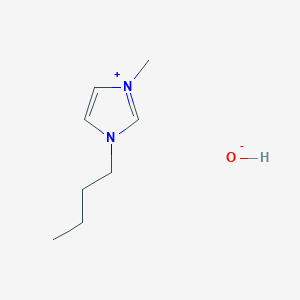 molecular formula C8H16N2O B012883 1-丁基-3-甲基咪唑氢氧化物 CAS No. 528818-81-7