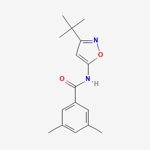 molecular formula C16H20N2O2 B12883222 N-(3-tert-Butyl-1,2-oxazol-5-yl)-3,5-dimethylbenzamide CAS No. 82560-22-3