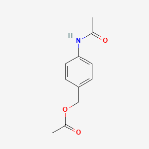 molecular formula C11H13NO3 B1288323 4-Acetamidobenzyl acetate 