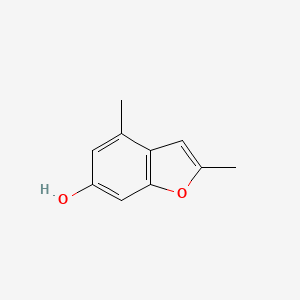 molecular formula C10H10O2 B12883403 2,4-Dimethylbenzofuran-6-ol 
