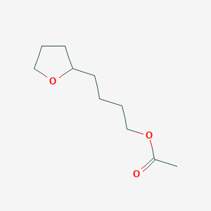 molecular formula C10H18O3 B12883541 4-(Tetrahydrofuran-2-yl)butyl acetate CAS No. 5462-48-6