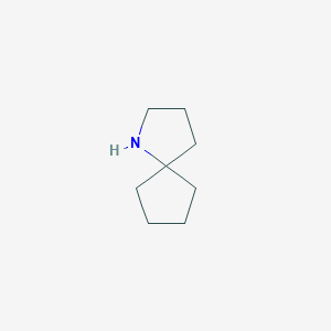 molecular formula C8H15N B1288362 1-Azaspiro[4.4]nonane CAS No. 176-03-4