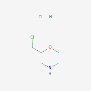 B1288364 2-(Chloromethyl)morpholine hydrochloride CAS No. 144053-97-4
