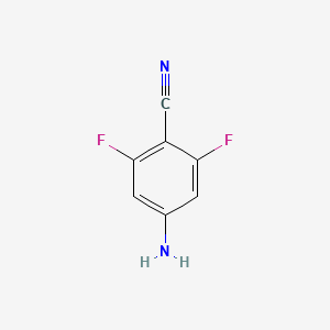 molecular formula C7H4F2N2 B1288387 4-Amino-2,6-difluorobenzonitrile CAS No. 207297-92-5