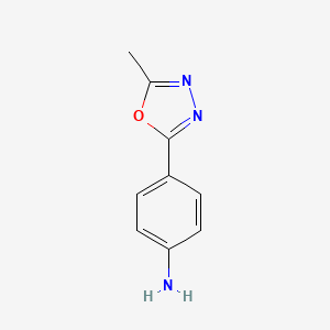 4-(5-Methyl-1,3,4-oxadiazol-2-yl)aniline