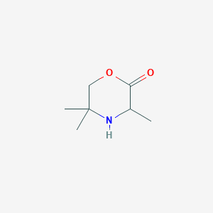 3,5,5-Trimethylmorpholin-2-one