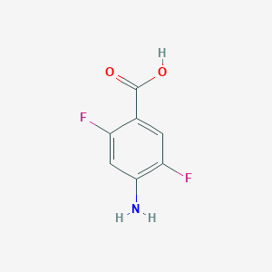 molecular formula C7H5F2NO2 B1288428 4-Amino-2,5-difluorobenzoic acid CAS No. 773108-64-8