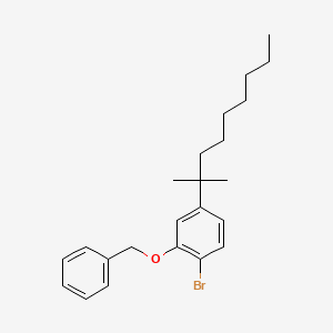 2-Benzyloxy-1-bromo-4-(1,1-dimethyloctyl)benzene