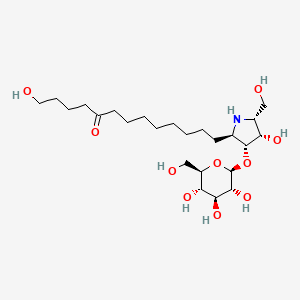 molecular formula C24H45NO10 B12884669 Broussonetine B 