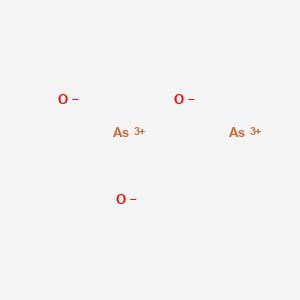 molecular formula As₂O₃ B128847 Arsenic trioxide CAS No. 1327-53-3