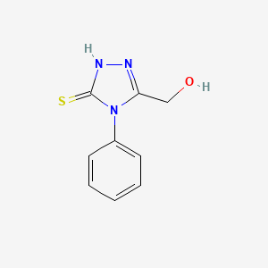 5-(Hydroxymethyl)-4-phenyl-2,4-dihydro-3H-1,2,4-triazole-3-thione