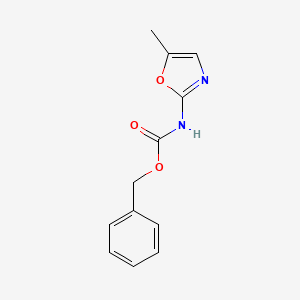 molecular formula C12H12N2O3 B12884808 Benzyl (5-methyl-1,3-oxazol-2-yl)carbamate CAS No. 33123-89-6