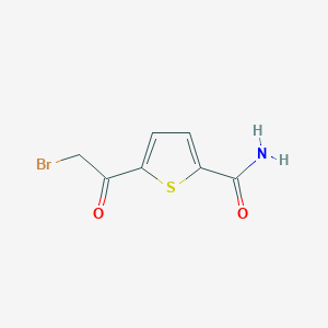 5-(Bromoacetyl)thiophene-2-carboxamide
