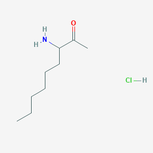 3-Aminononan-2-one hydrochloride