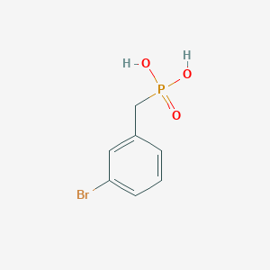 molecular formula C7H8BrO3P B1288499 3-Bromobenzylphosphonic acid 