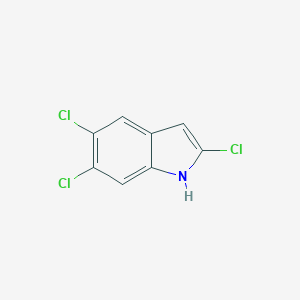 molecular formula C8H4Cl3N B012885 2,5,6-trichloro-1H-indole CAS No. 286949-65-3