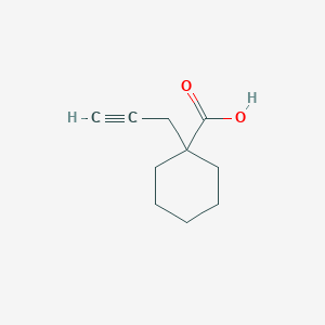 molecular formula C10H14O2 B1288507 1-(Prop-2-yn-1-yl)cyclohexane-1-carboxylic acid CAS No. 72335-52-5