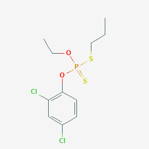 molecular formula C11H15Cl2O2PS2 B128851 Prothiofos CAS No. 34643-46-4