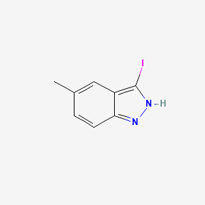 molecular formula C8H7IN2 B1288521 3-Iodo-5-methyl-1H-indazole CAS No. 885518-92-3