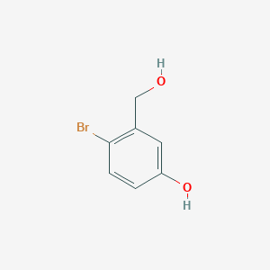 molecular formula C7H7BrO2 B1288526 4-溴-3-(羟甲基)苯酚 CAS No. 2737-20-4