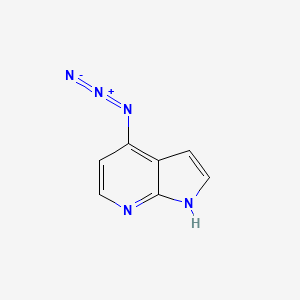 molecular formula C7H5N5 B1288555 4-azido-1H-pyrrolo[2,3-b]pyridine CAS No. 361370-27-6