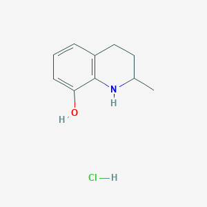 molecular formula C10H14ClNO B1288568 2-甲基-1,2,3,4-四氢喹啉-8-醇盐酸盐 CAS No. 81485-78-1