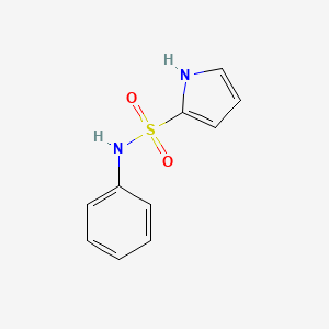 molecular formula C10H10N2O2S B12885807 N-Phenyl-1H-pyrrole-2-sulfonamide 