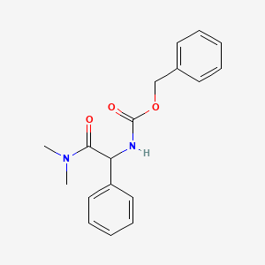 molecular formula C18H20N2O3 B1288581 Benzyl N-[(dimethylcarbamoyl)(phenyl)methyl]carbamate CAS No. 1393441-61-6