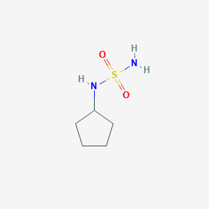 molecular formula C5H12N2O2S B1288588 (sulfamoylamino)cyclopentane CAS No. 866490-18-8