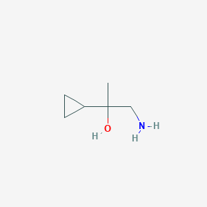 molecular formula C6H13NO B1288591 1-Amino-2-cyclopropylpropan-2-ol CAS No. 868851-43-8