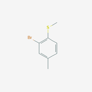 molecular formula C8H9BrS B1288595 3-Bromo-4-(methylthio)toluene CAS No. 89981-02-2