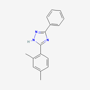 molecular formula C16H15N3 B12885970 5-Phenyl-3-(2,4-xylyl)-s-triazole CAS No. 85303-90-8