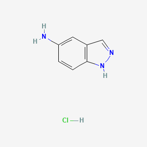 molecular formula C7H8ClN3 B1288599 5-Aminoindazole hydrochloride CAS No. 64309-76-8