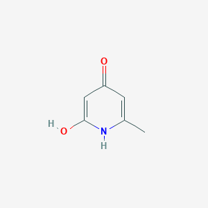 molecular formula C6H7NO2 B128860 2-hydroxy-6-methyl-1H-pyridin-4-one CAS No. 158152-94-4