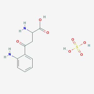 molecular formula C10H14N2O7S B1288601 DL-Kynurenine sulfate CAS No. 2126-91-2