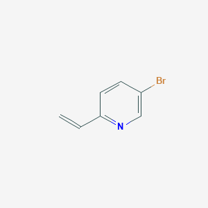 molecular formula C7H6BrN B1288605 5-Bromo-2-vinylpyridine CAS No. 226883-52-9