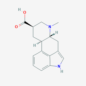 molecular formula C16H18N2O2 B128862 6-Methylergoline-8-carboxylic acid CAS No. 5878-43-3