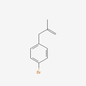 molecular formula C10H11B B1288627 3-(4-Bromophenyl)-2-methyl-1-propene CAS No. 83558-89-8