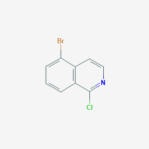 molecular formula C9H5BrClN B1288641 5-溴-1-氯异喹啉 CAS No. 34551-41-2