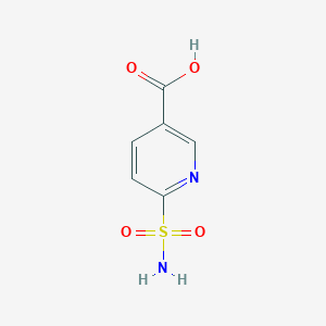 molecular formula C6H6N2O4S B1288649 6-磺酰胺基吡啶-3-甲酸 CAS No. 285135-56-0