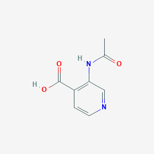 molecular formula C8H8N2O3 B1288650 3-Acetamidopyridine-4-carboxylic acid CAS No. 215103-12-1
