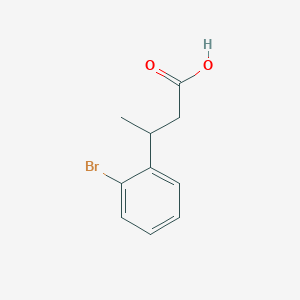 molecular formula C10H11BrO2 B1288658 3-(2-Bromophenyl)butanoic acid CAS No. 66192-08-3