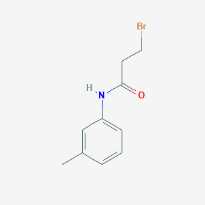 molecular formula C10H12BrNO B1288659 3-bromo-N-(3-methylphenyl)propanamide 