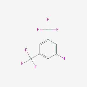 molecular formula C8H3F6I B128866 1-Iodo-3,5-bis(trifluoromethyl)benzene CAS No. 328-73-4