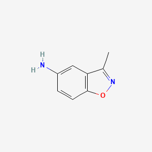molecular formula C8H8N2O B1288665 5-Amino-3-methylbenzo[d]isoxazole CAS No. 851768-35-9