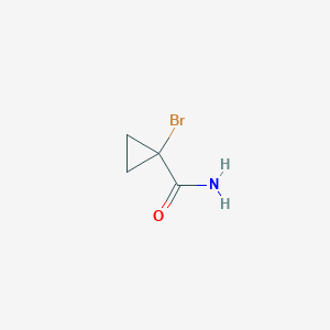 molecular formula C4H6BrNO B1288668 1-Bromocyclopropanecarboxamide CAS No. 198758-97-3
