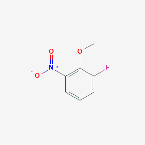 molecular formula C7H6FNO3 B128867 1-Fluoro-2-methoxy-3-nitrobenzene CAS No. 484-94-6