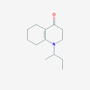 molecular formula C13H21NO B12886741 1-(Butan-2-yl)-2,3,5,6,7,8-hexahydroquinolin-4(1H)-one CAS No. 61579-78-0