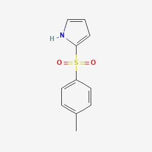 molecular formula C11H11NO2S B12886801 1H-Pyrrole, 2-[(4-methylphenyl)sulfonyl]- CAS No. 121668-76-6