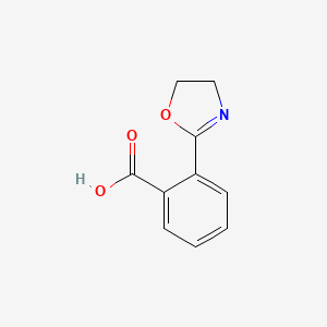 molecular formula C10H9NO3 B12886889 Benzoic acid, 2-(4,5-dihydro-2-oxazolyl)- CAS No. 1445-70-1